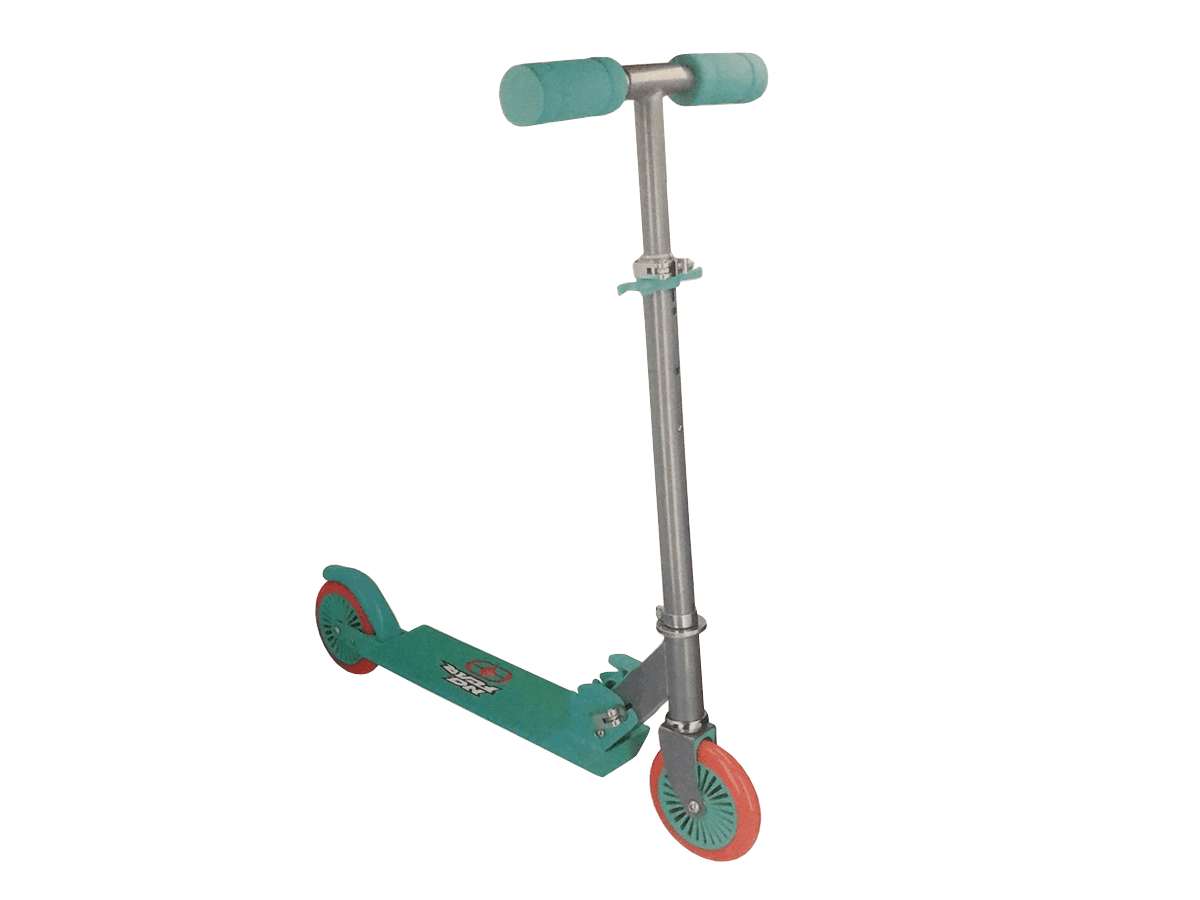 Fear Scooter, foldable, rear brake - turquoise