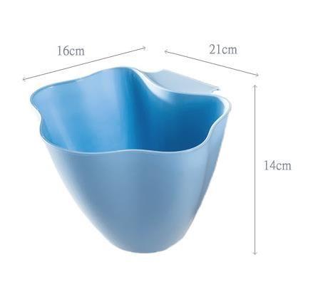 Hanging bowl / basket for the kitchen - blue