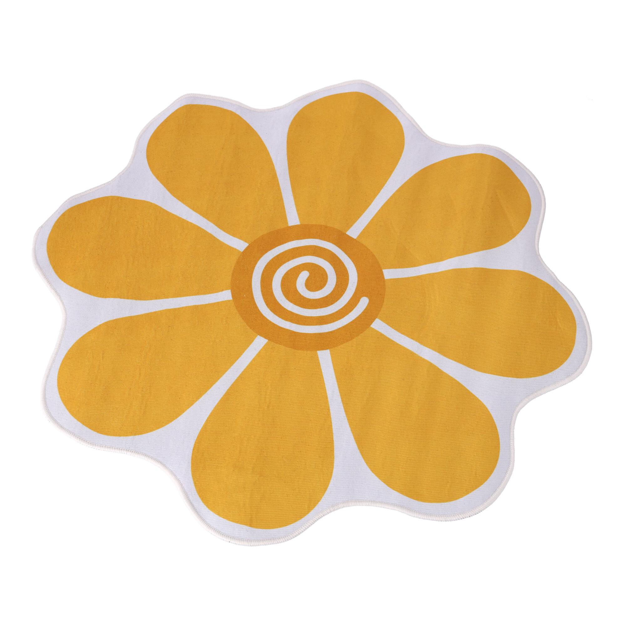 Dywan, antypoślizgowy 80 x 80 cm w kształcie Kwiatu