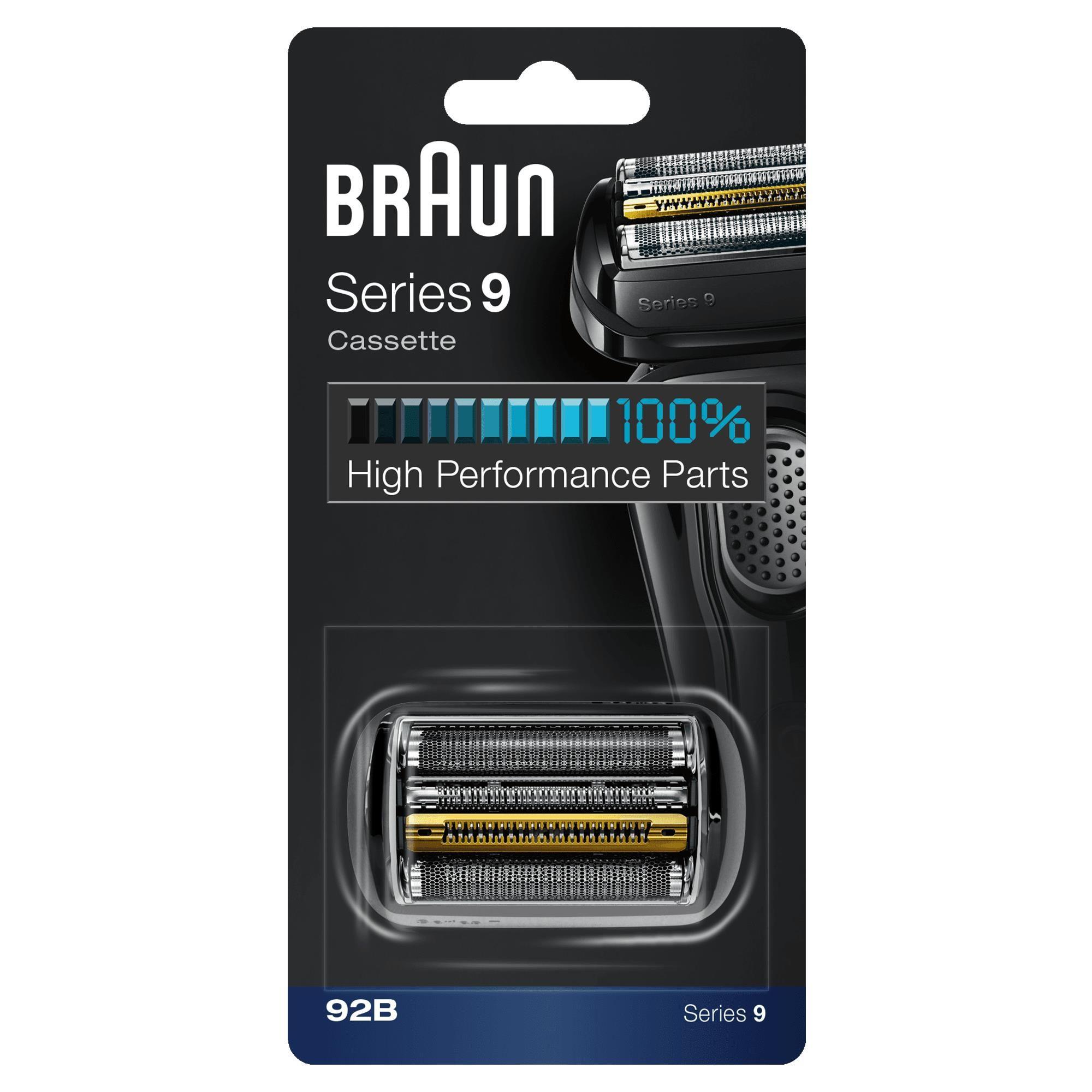 Foil with block of blades for Braun Combi Pack 92B shavers