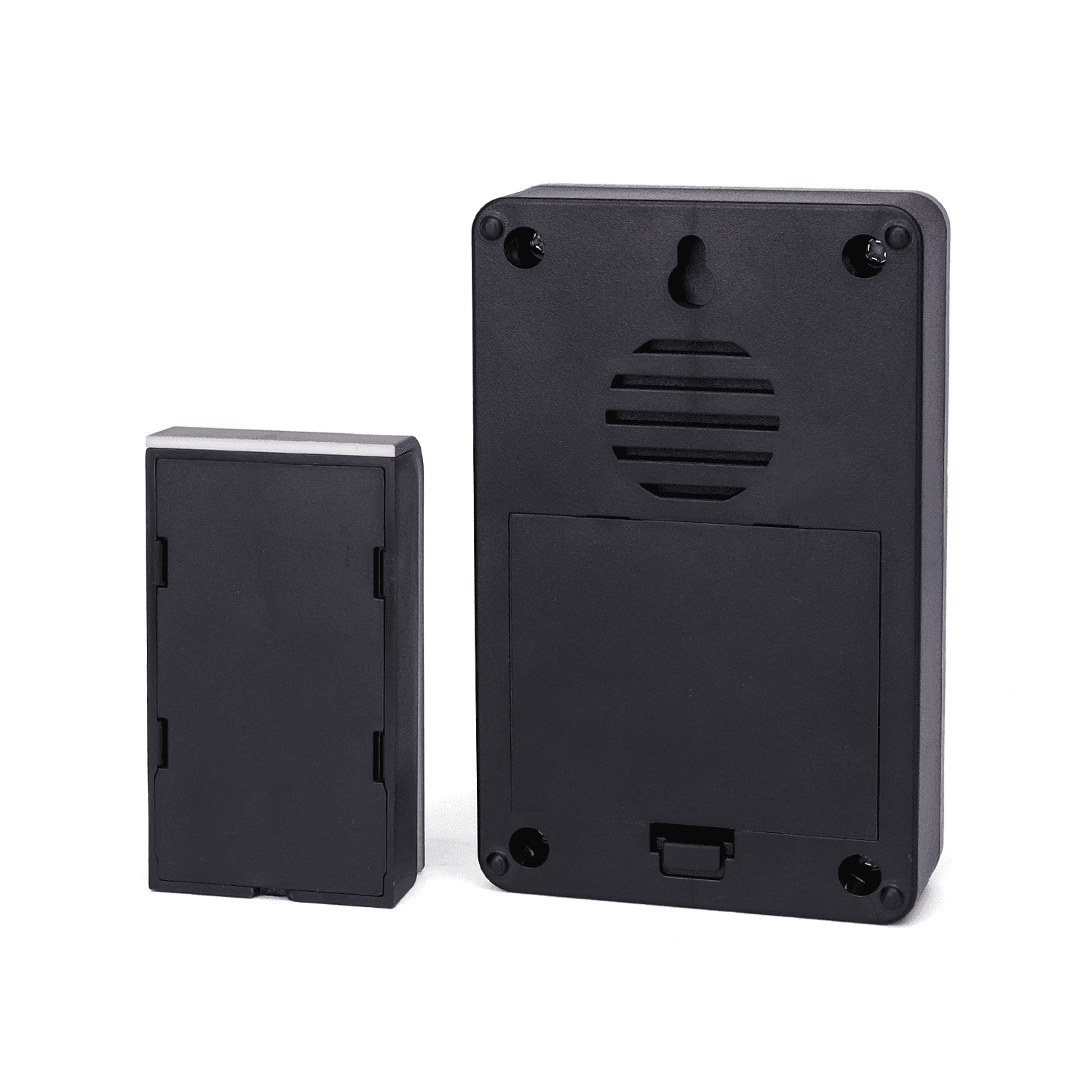 Wireless digital doorbell, two receivers - gold black