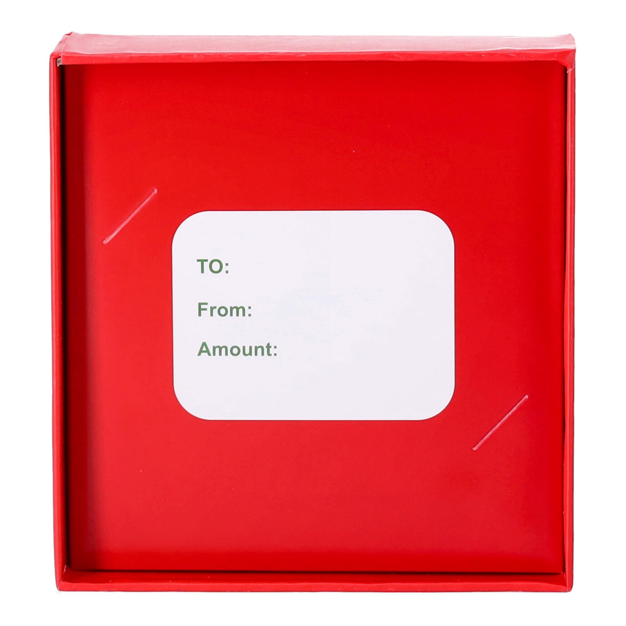 Dekoracyjne pudełko świąteczne 11,5x12x3,5 cm Mix wzorów