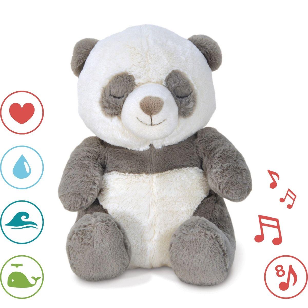 Humming Panda with a music box