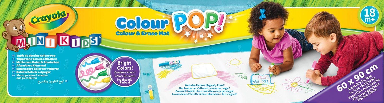 Crayola: Colour POP - Mata do rysowania ścieralna 60x90