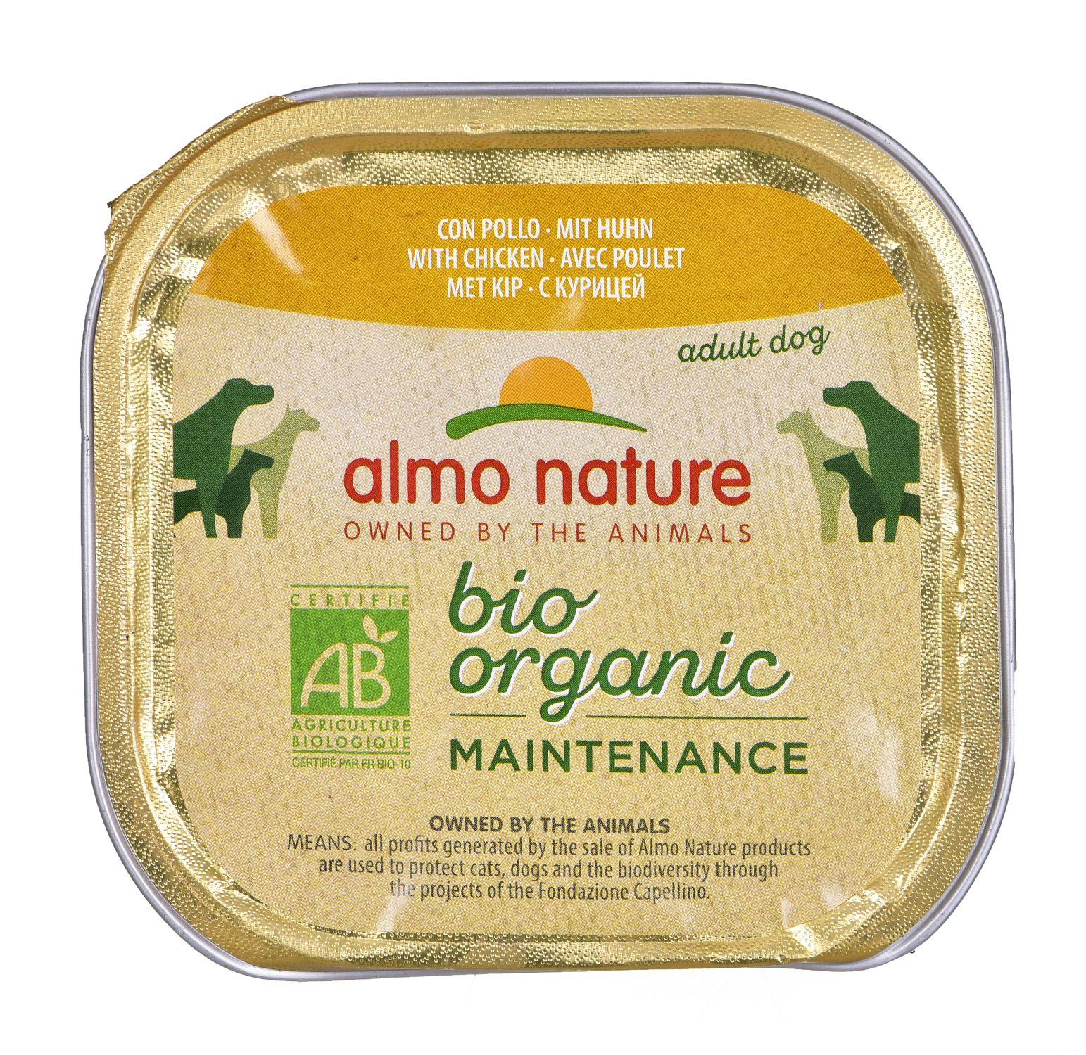 ALMO NATURE Bio Organic Chicken - wet dog food - 300 g