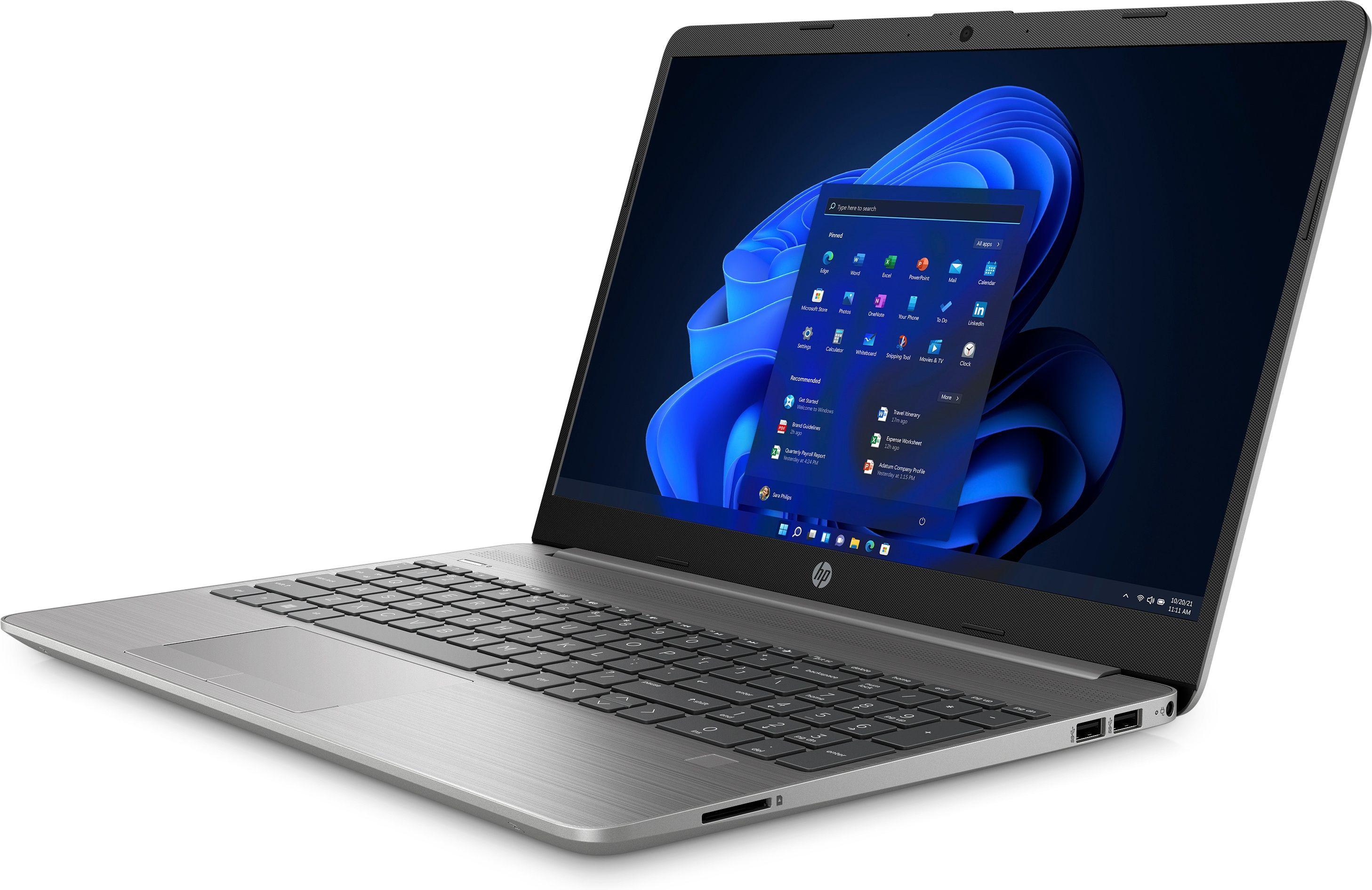 HP 255 G8 Notebook 39.6 cm (15.6") Full HD AMD Ryzen 5 8 GB DDR4-SDRAM 512 GB SSD Wi-Fi 5 (802.11ac) Windows 11 Pro Silver
