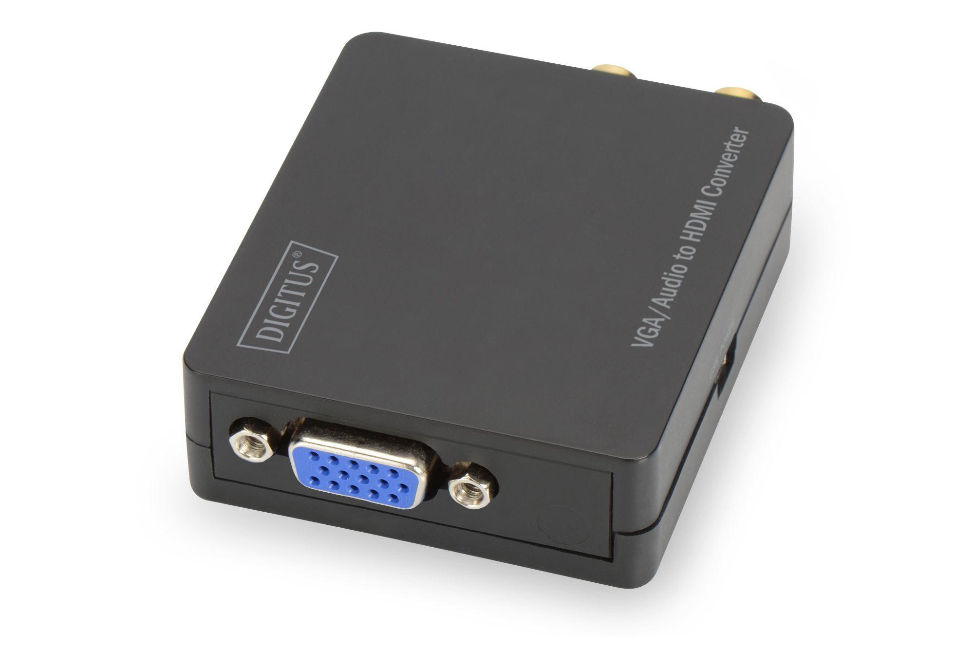 Digitus VGA to HDMI Converter incl. audio transmission