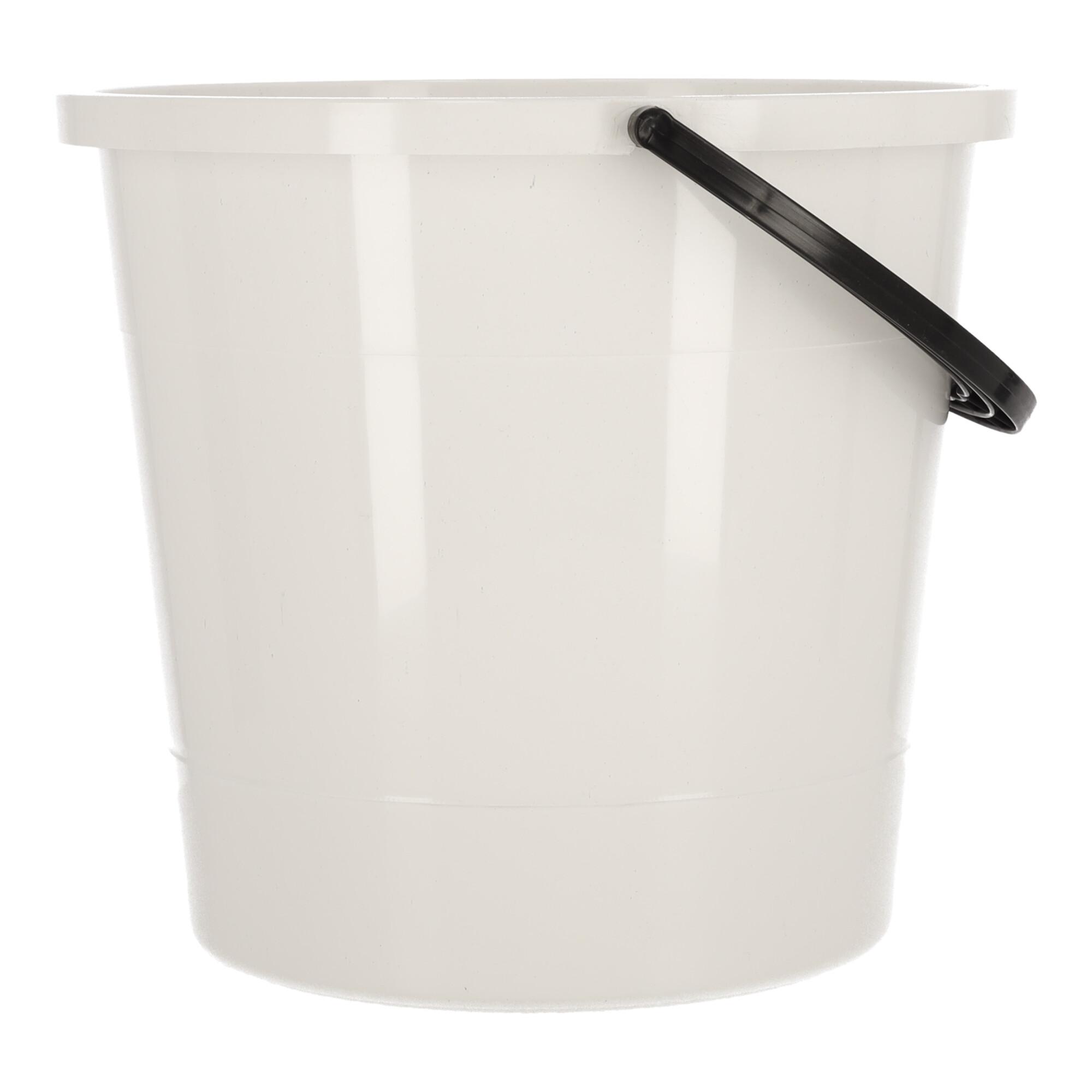 Bucket 10L, POLISH PRODUCT - white