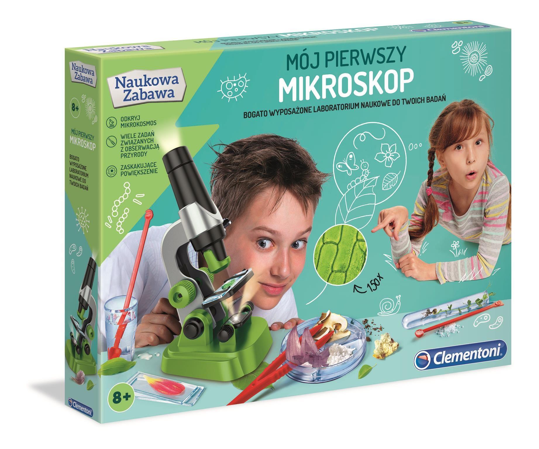 Naukowa Zabawa, Mój Pierwszy Mikroskop - Clementoni