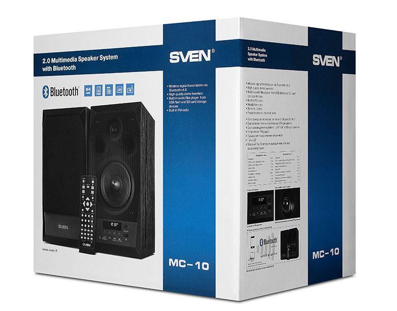 Speakers SVEN MC-10 USB Bluuetooth Radio FM 50W