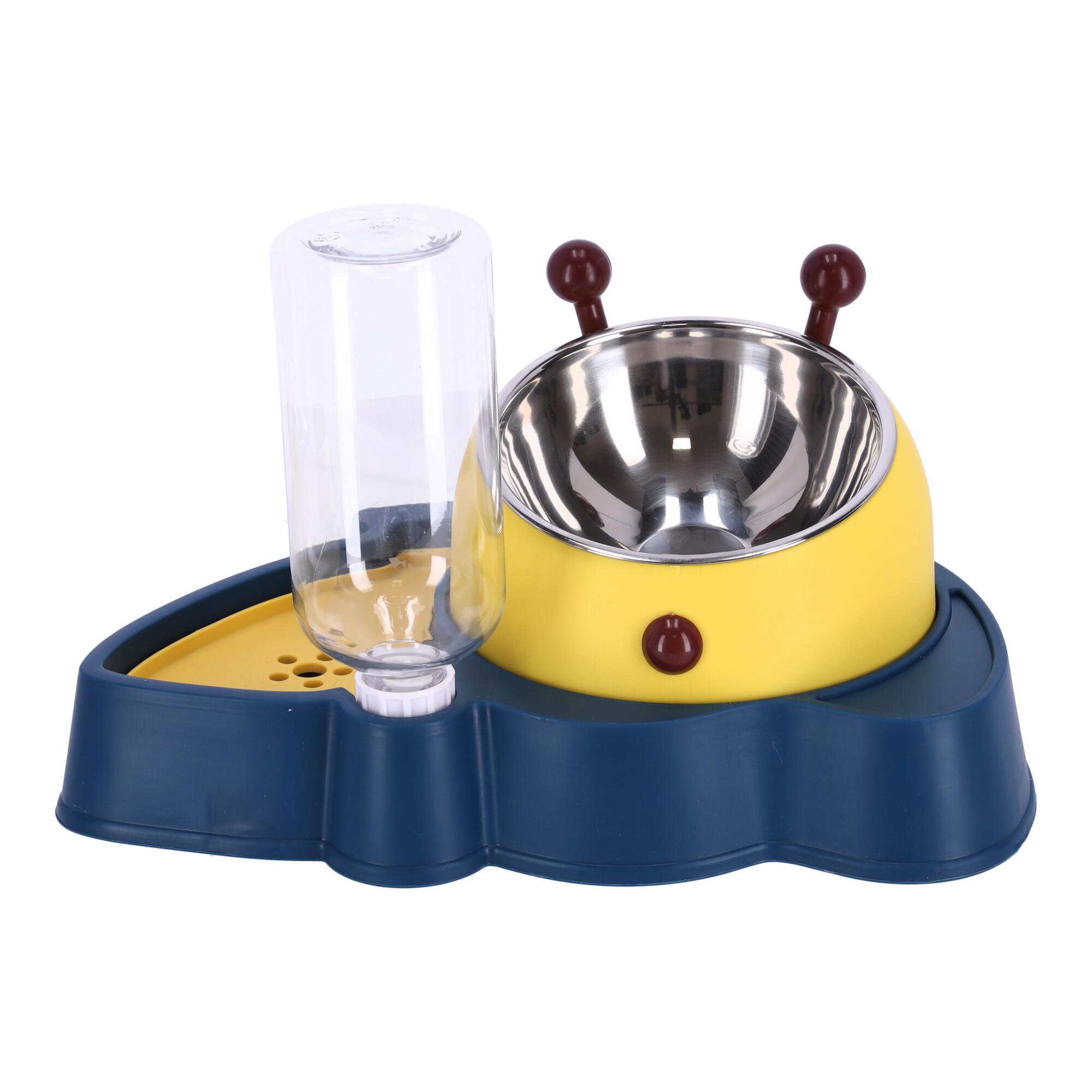 Miska AquaPet 2w1 - Automatyczny Dozownik Wody dla Psa i Kota (Niebieska)