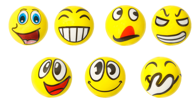 Stress Relief Ball 7.6 cm Smiley