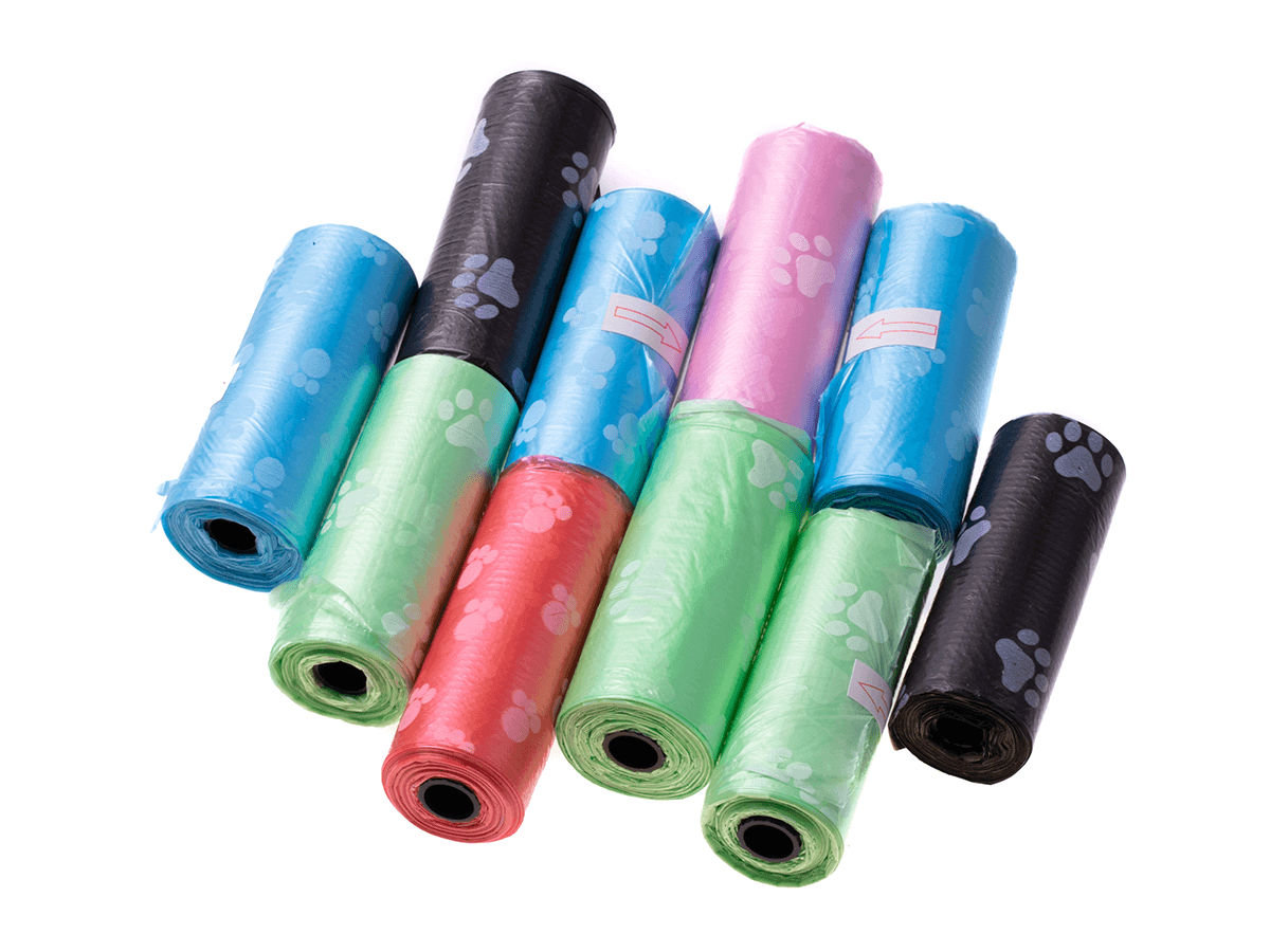 Pouches for dog droppings (10 rolls)