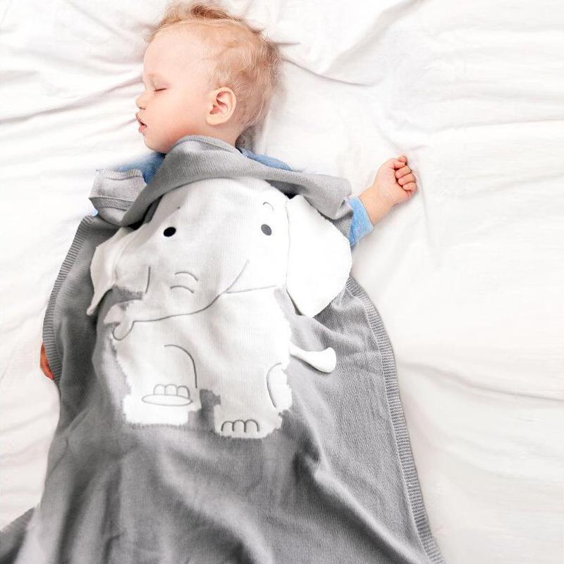 Baby blanket - elephant