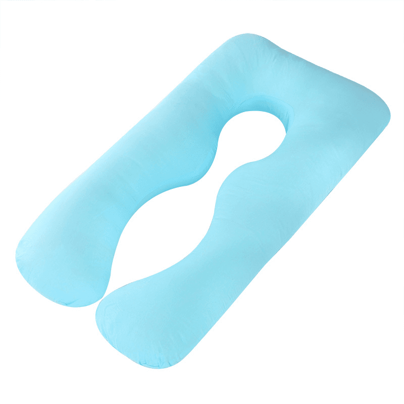 Sleeping pillow for pregnant women, large maternity - blue