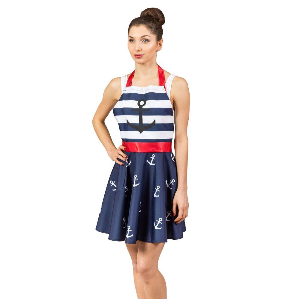 Nitly Marine - Apron Dress