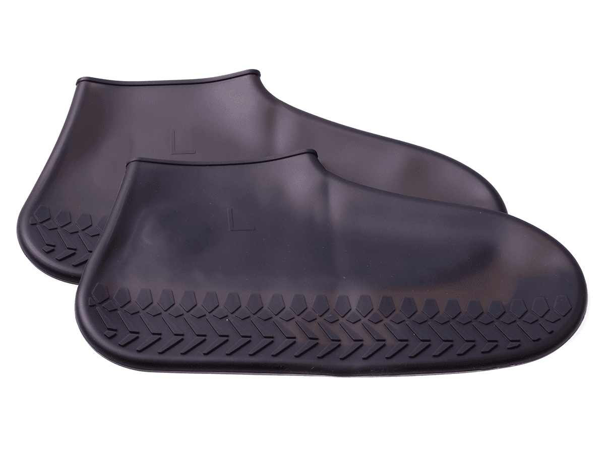 Gumowe wodoodporne ochraniacze na buty rozmiar "40-44" - czarne