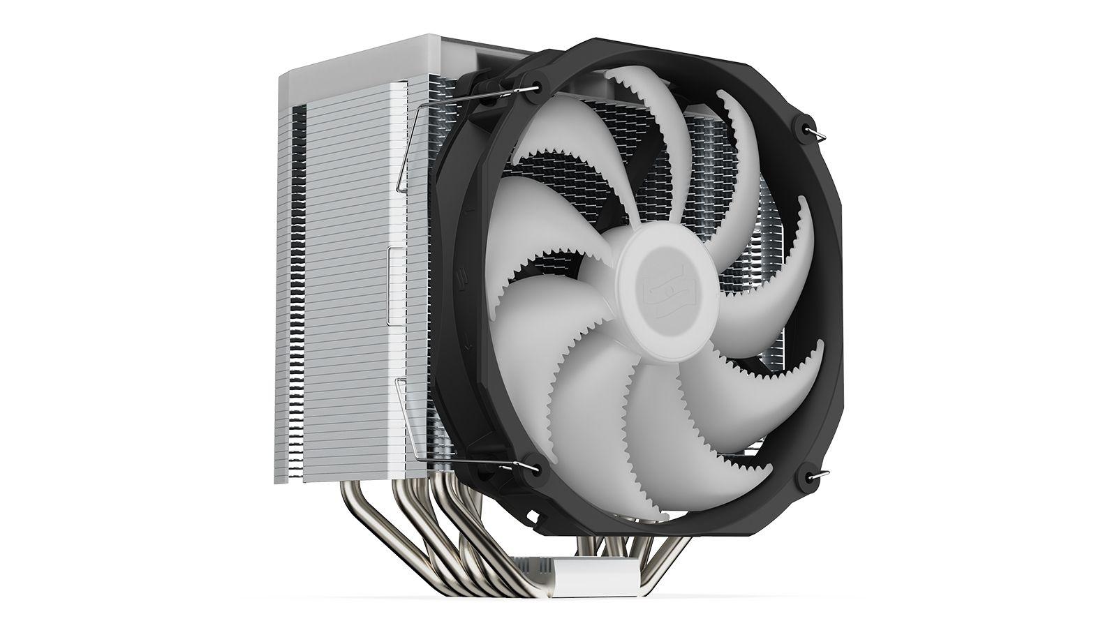 SILENTIUMPC FORTIS 5 ARGB SPC308 CPU cooling PC Fan Radiator 14 cm LED Black, Silver