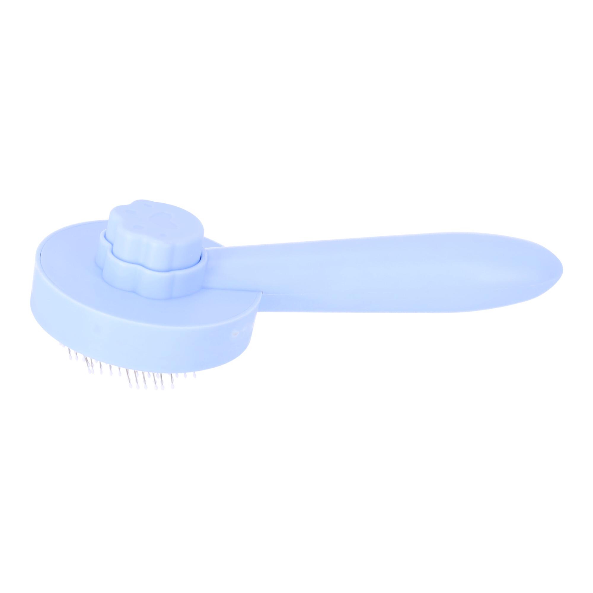 Brush for hair removal dog or cat - blue