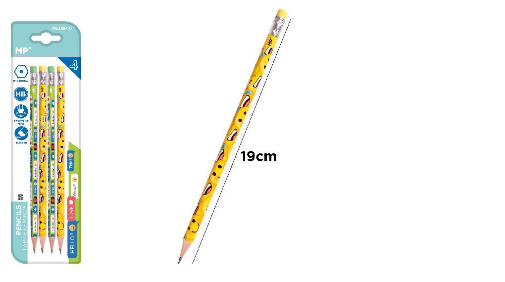 Ołówki "Candy Color" HB 4 szt MP