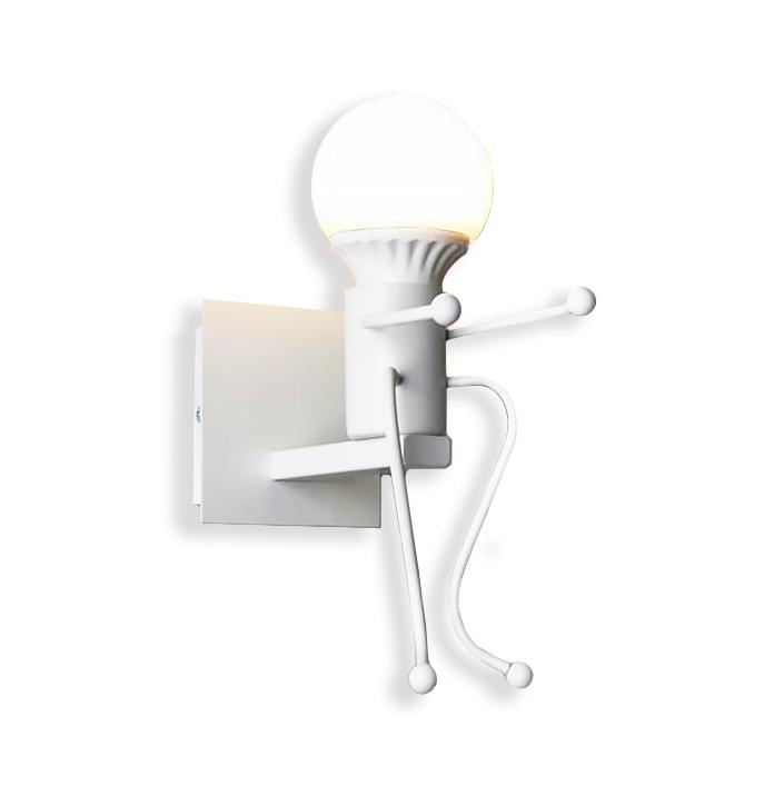 Lampa ścienna / Kinkiet Loft pojedyńczy - biała, typ VIII