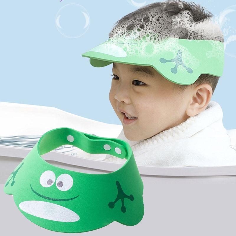 Baby shower head/ Bathing brim - fog green