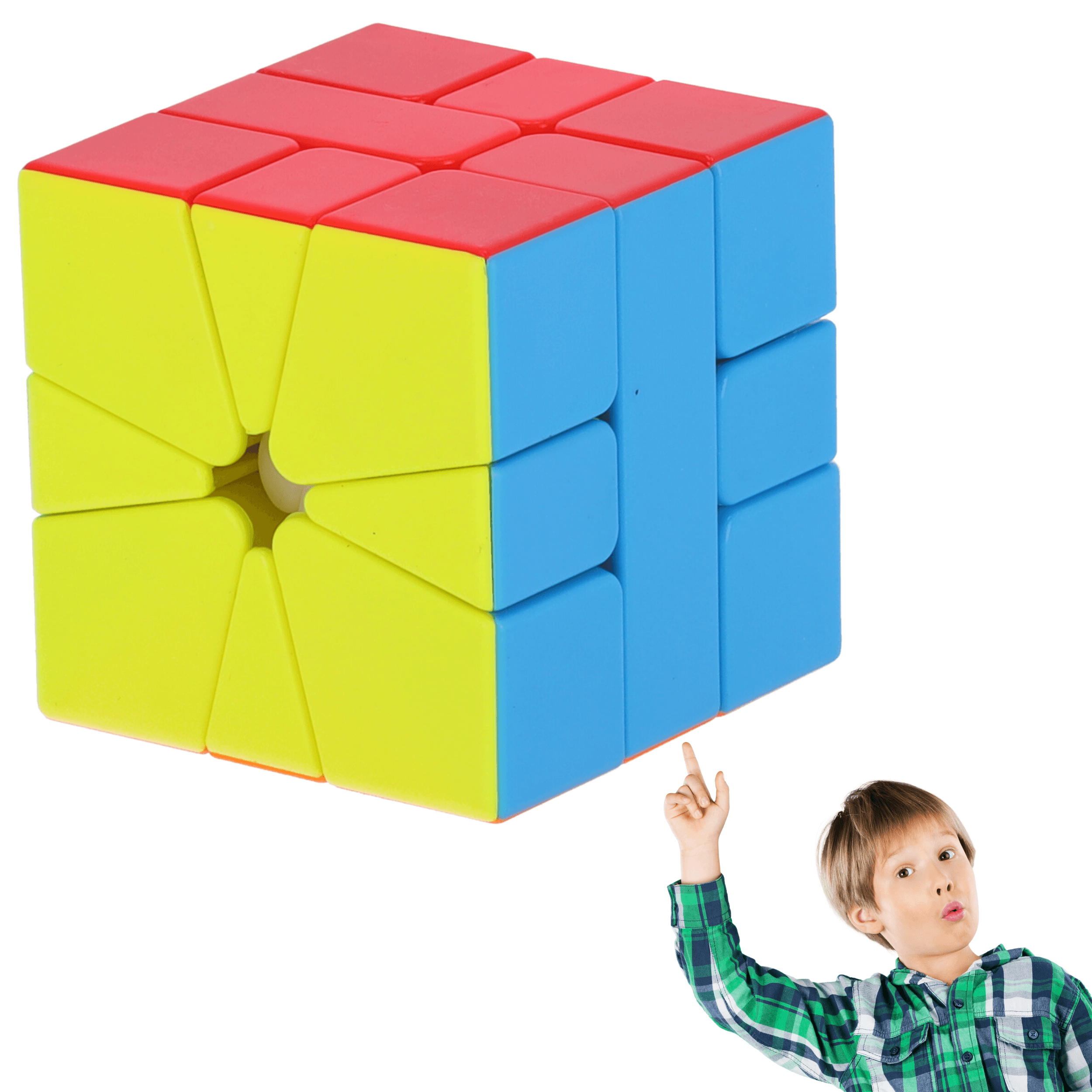 Modern puzzle, logic cube, Rubik's Cube - SQ1, type II