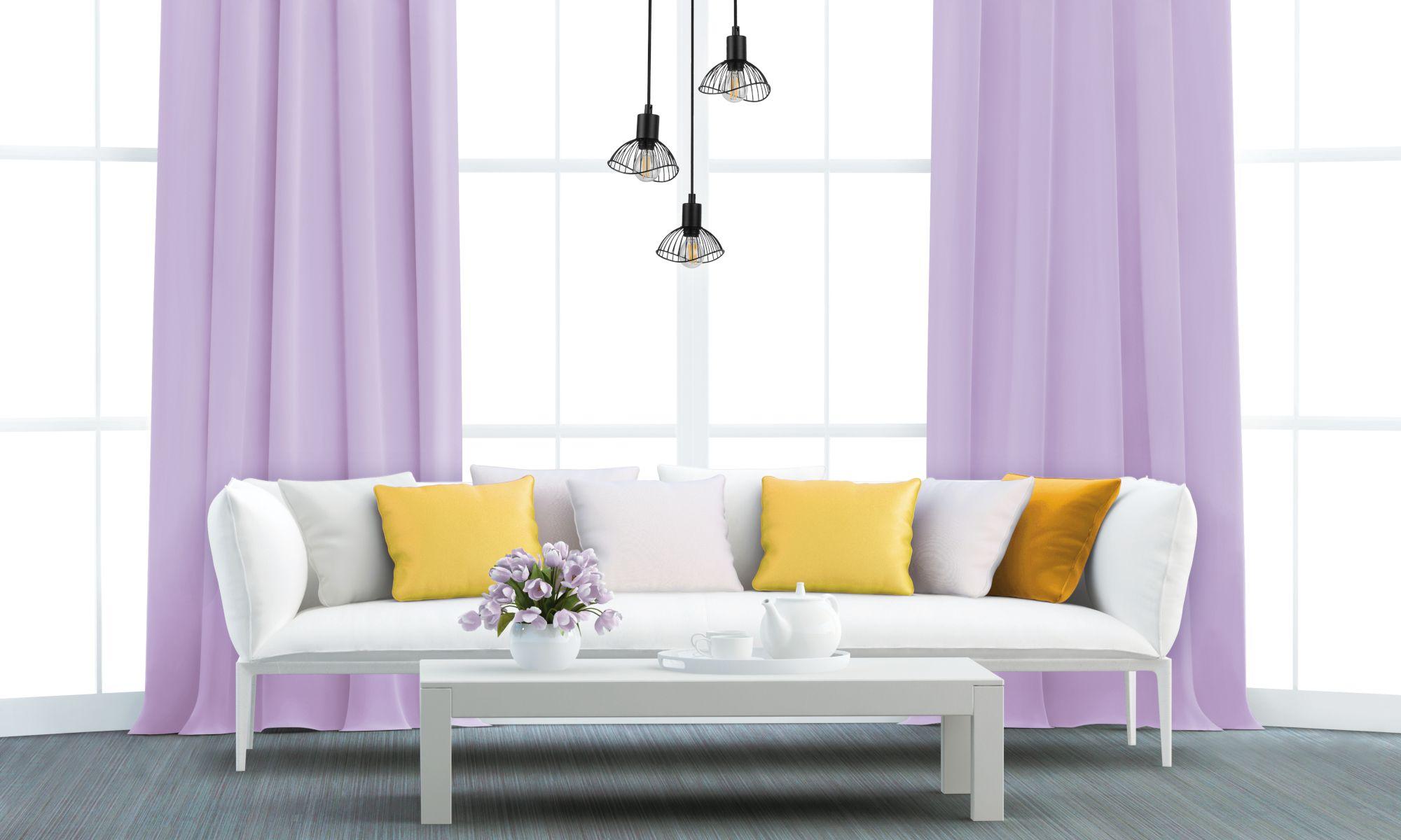 Tuckano Curtain LIQUORICE light violet 140x250