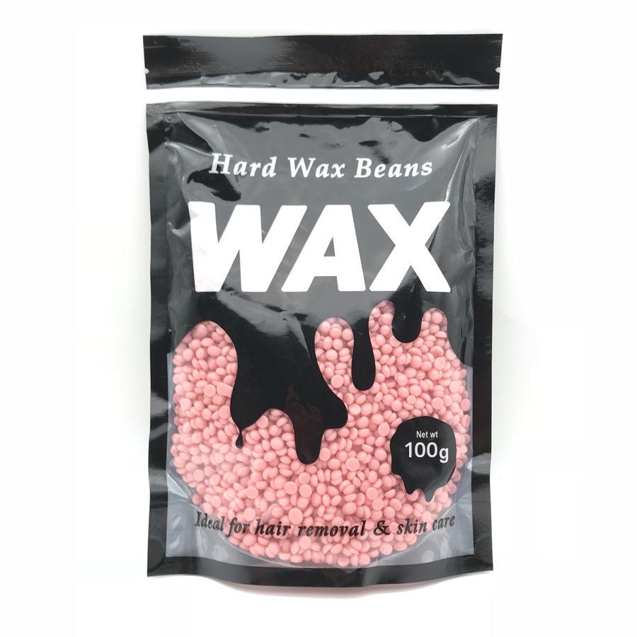 Hard wax in granules for depilation 100g - rose
