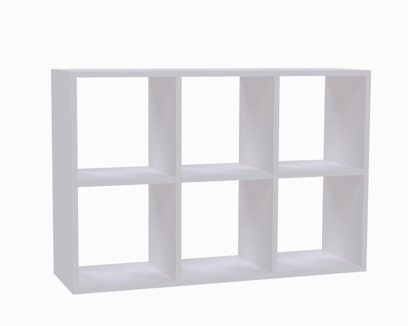 Bookcase 2x3 White