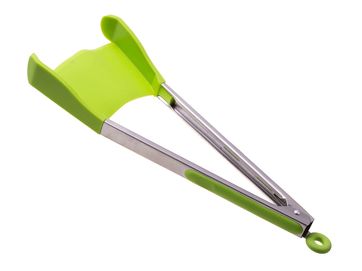 Spatula kitchen tongs silicone spatula 2in1