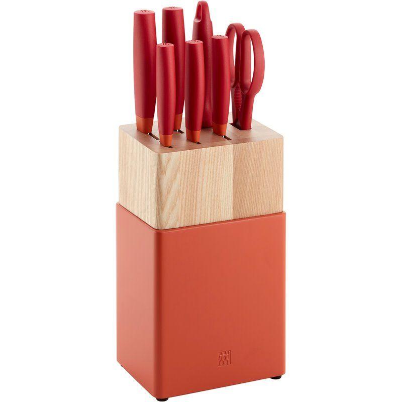 ZWILLING Now S 8-pc, Knife block set, red