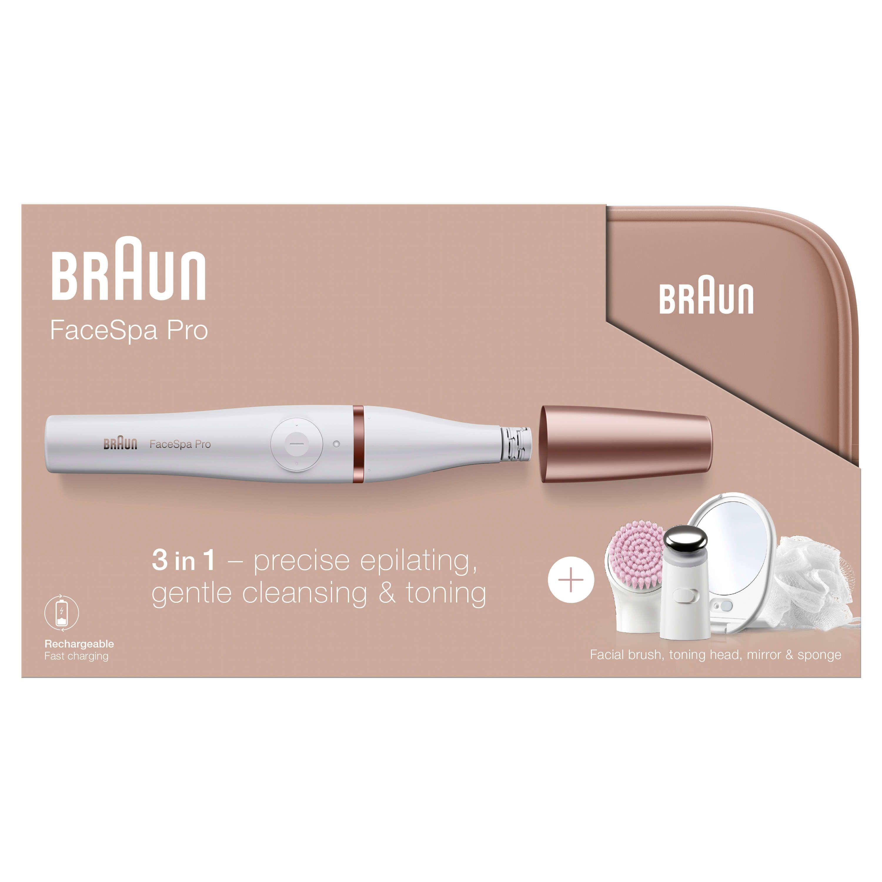 Braun FaceSpa Pro 922GS epilator Bronze,White