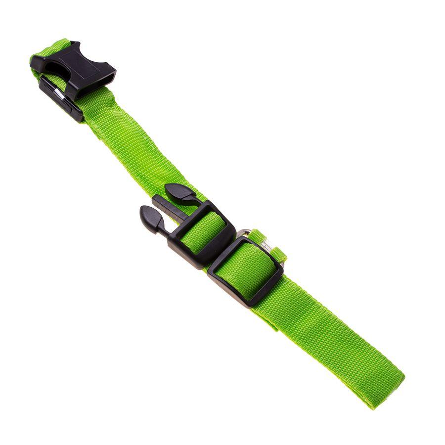 LED dog collar, size S - green