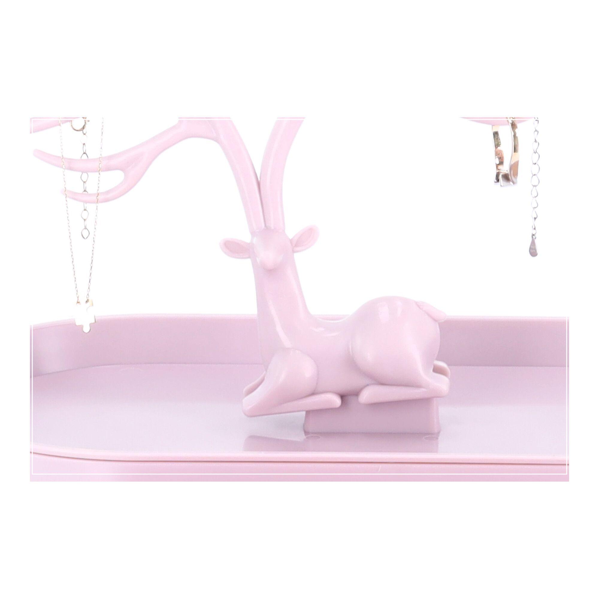 Antler jewelry storage rack-Pink