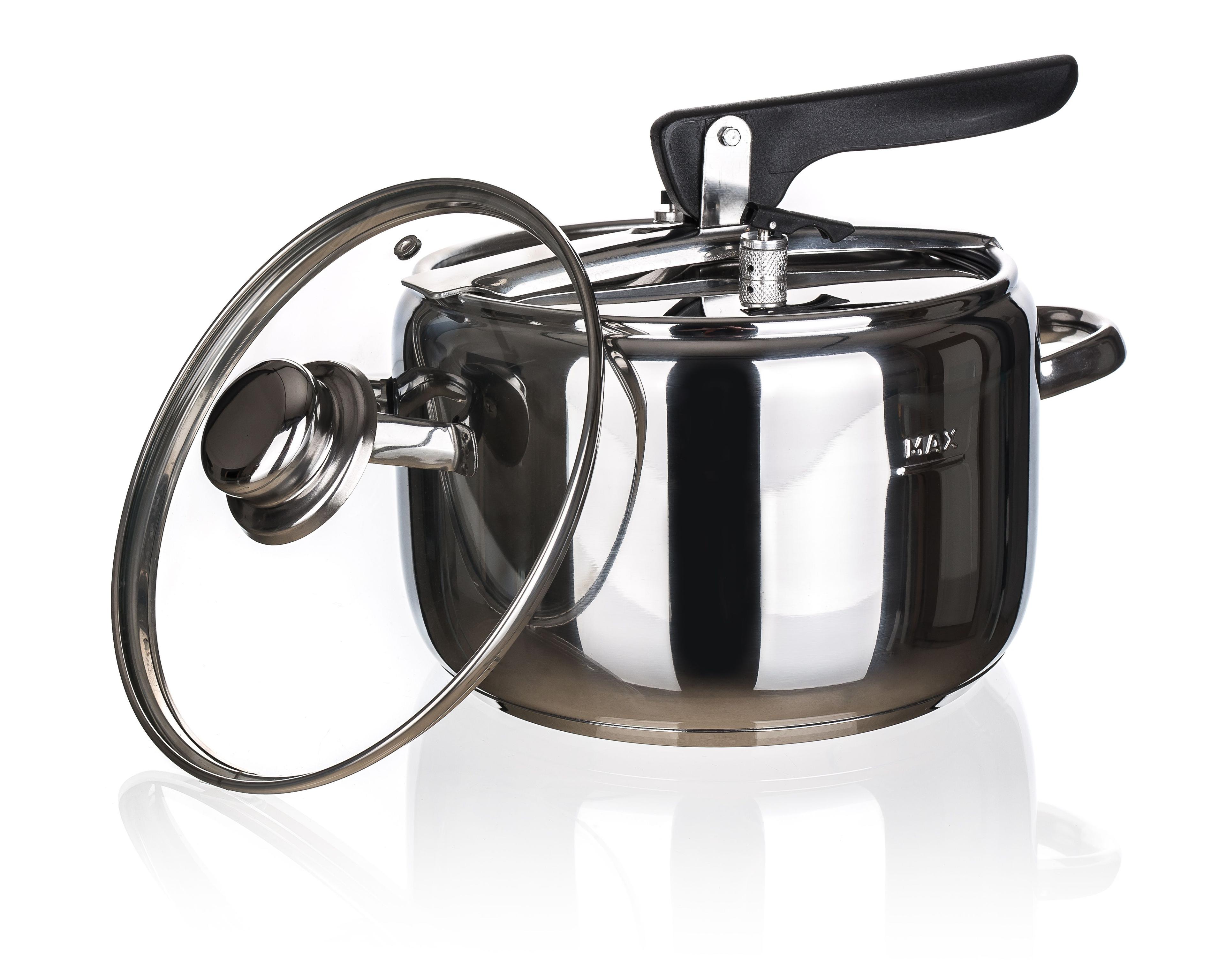 CUISINO pressure cooker 5l with a glass lid