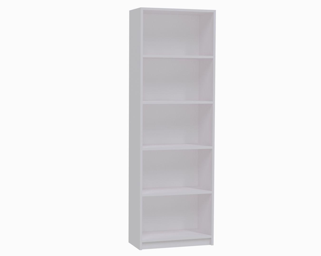 Bookcase Straight White 60 cm