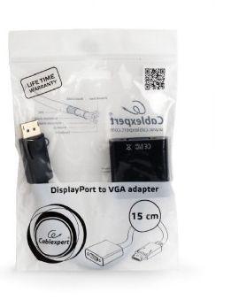 Gembird A-DPM-VGAF-02 video cable adapter VGA (D-Sub) DisplayPort Black