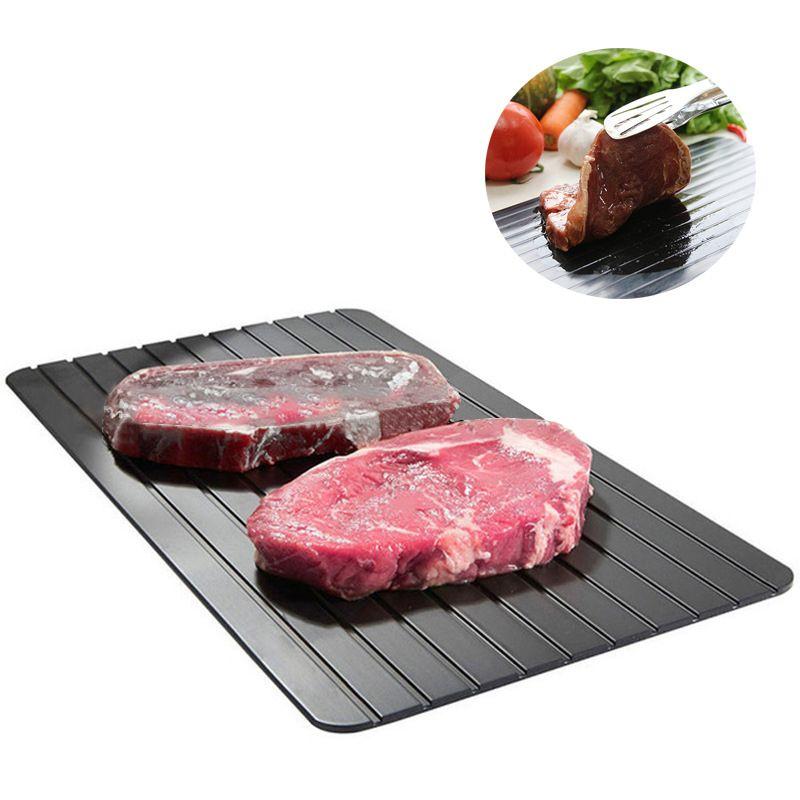 Tray for quick defrosting of food, size 35.5 x 20.5 x 0.3 cm
