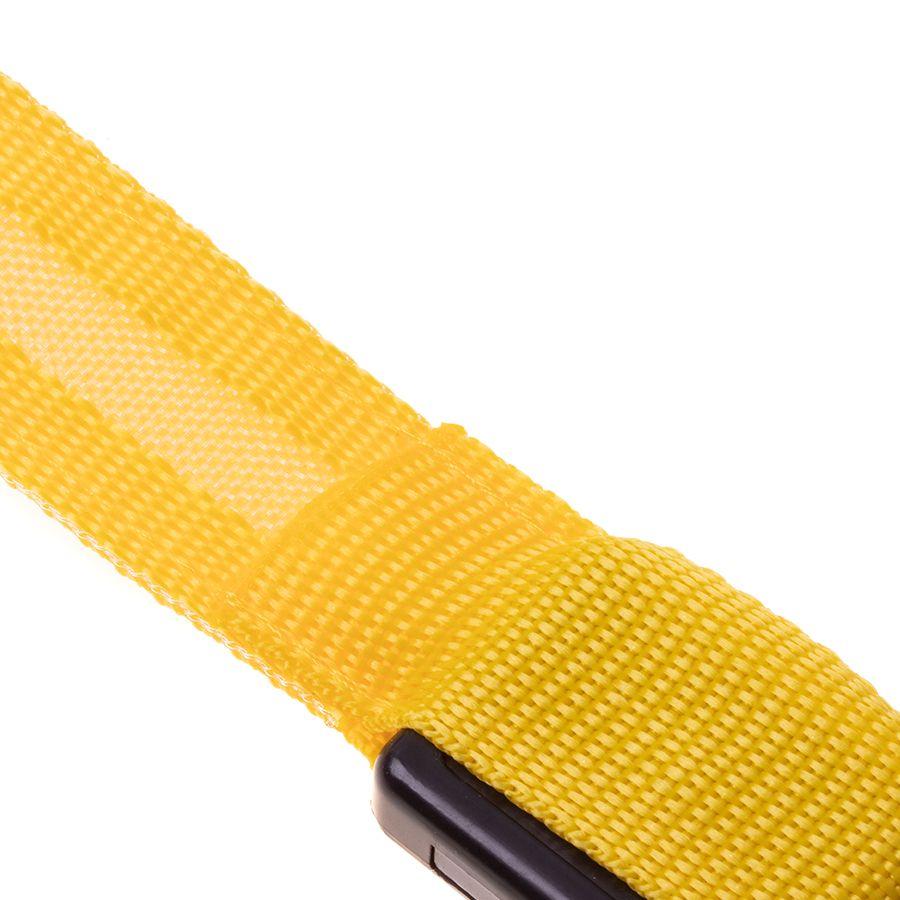 LED dog collar, size L - yellow