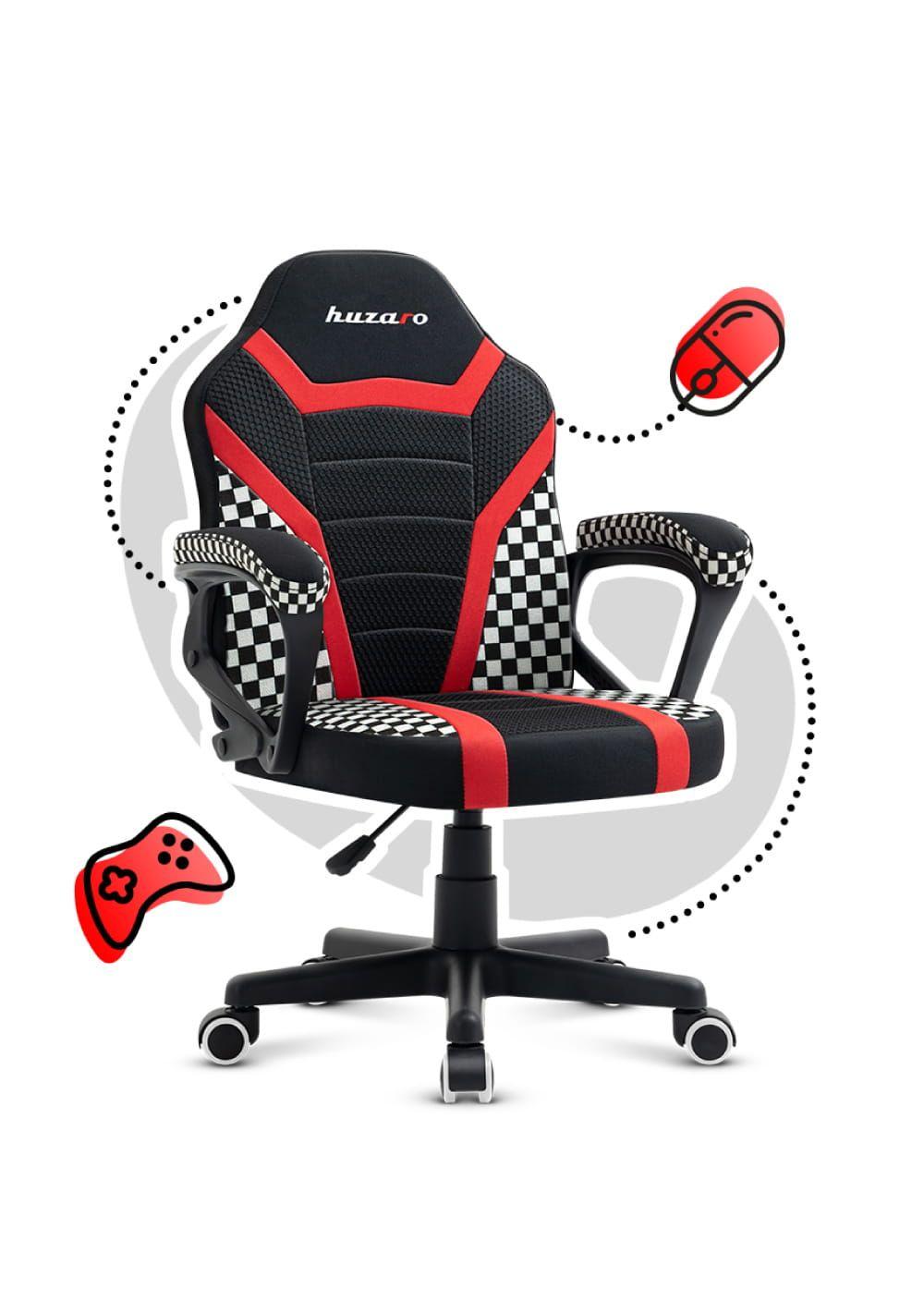 Gaming chair for children Huzaro Ranger 1.0 Red Mesh, black, red, white