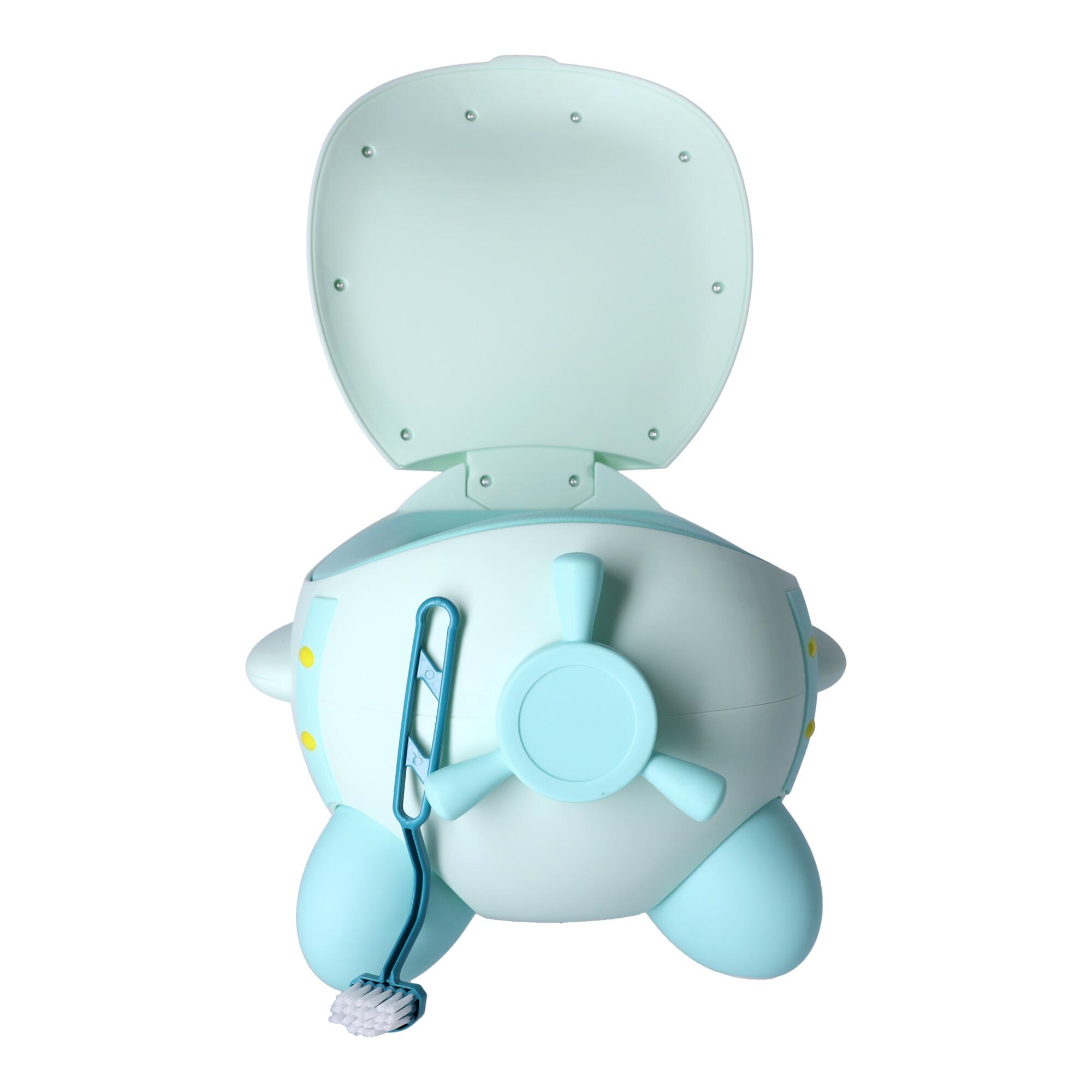Multifunctional potty for children Airplane - green
