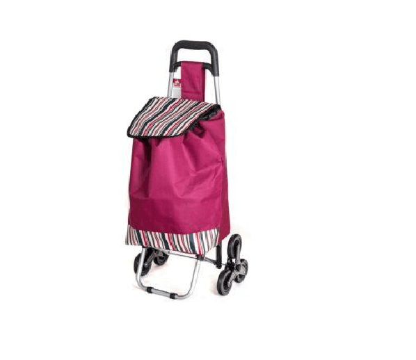 Brilanz Shopping bag on wheels Carrie, stripes