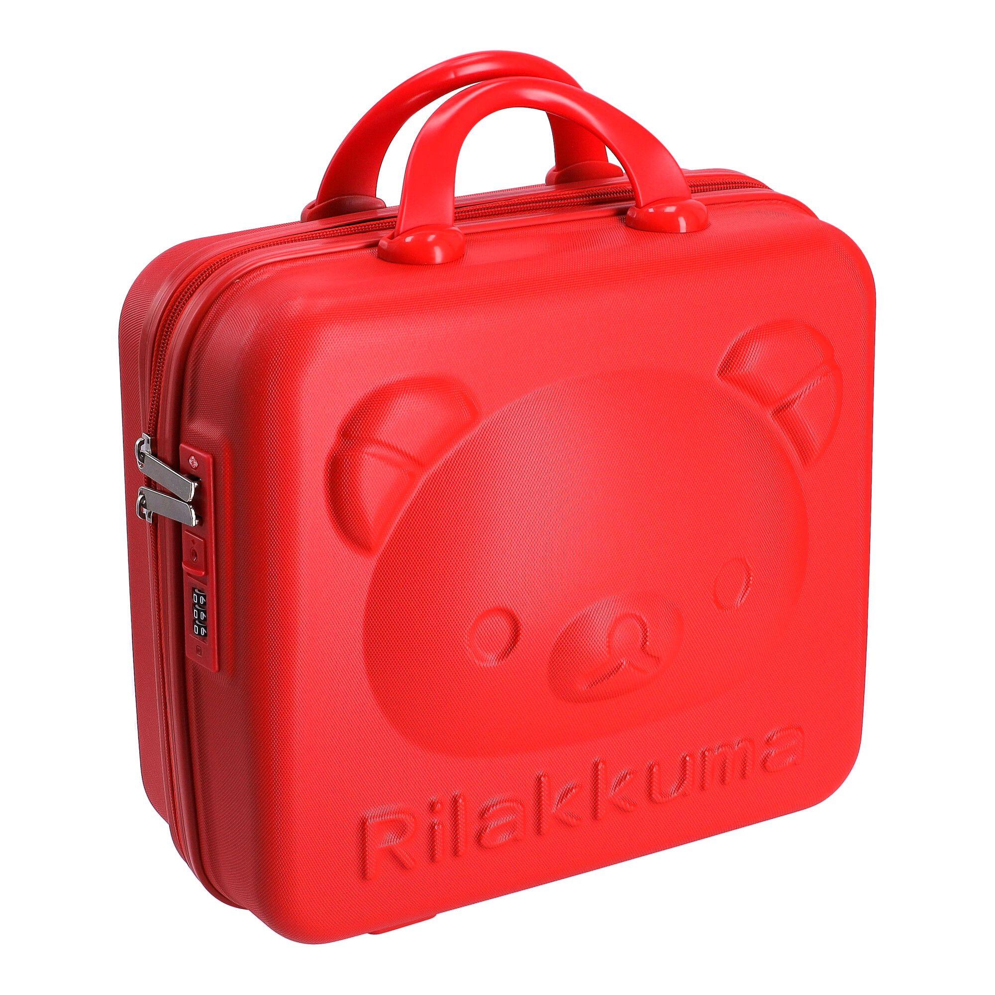 Children's luggage / Lovely travel cosmetic bag - red