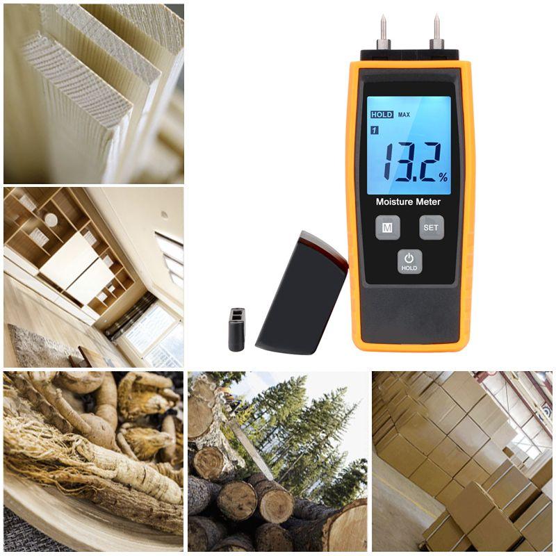 Meter of wood moisture, building materials
