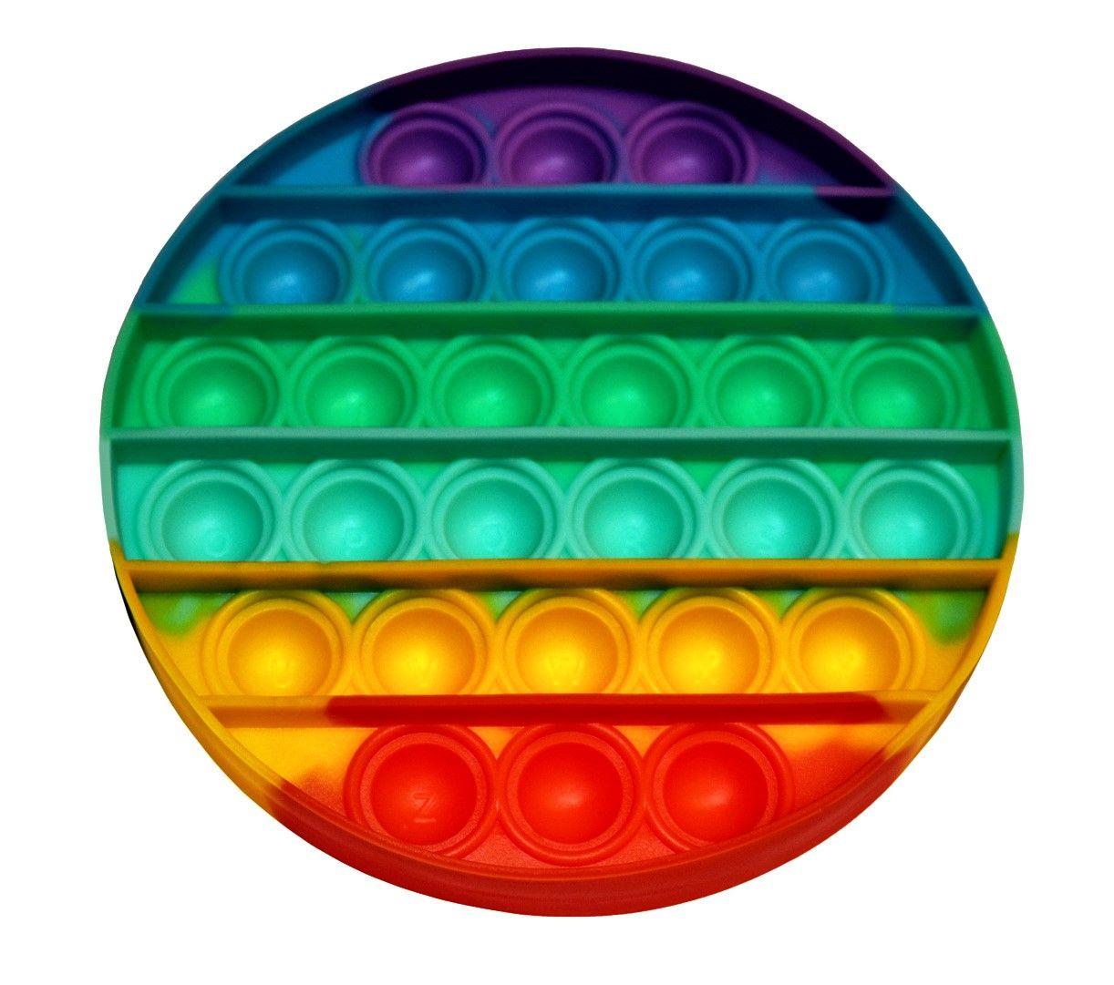 Desktop Silicone Brain-training Toys - Round Colorful