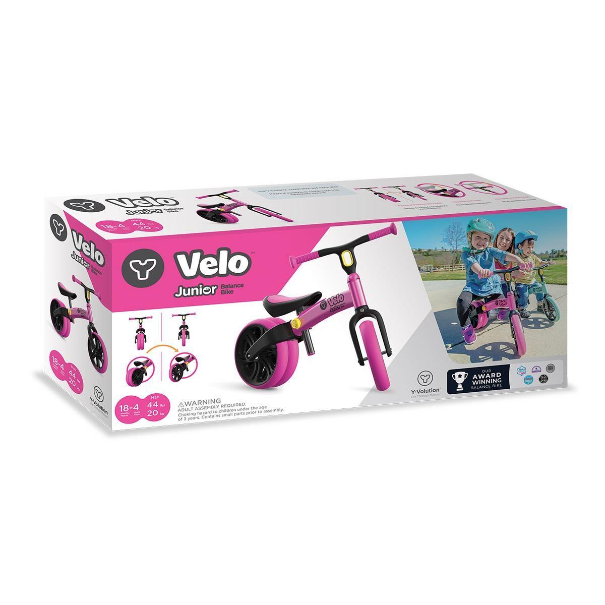 Balance bike Yvolution YVelo Junior - Pink