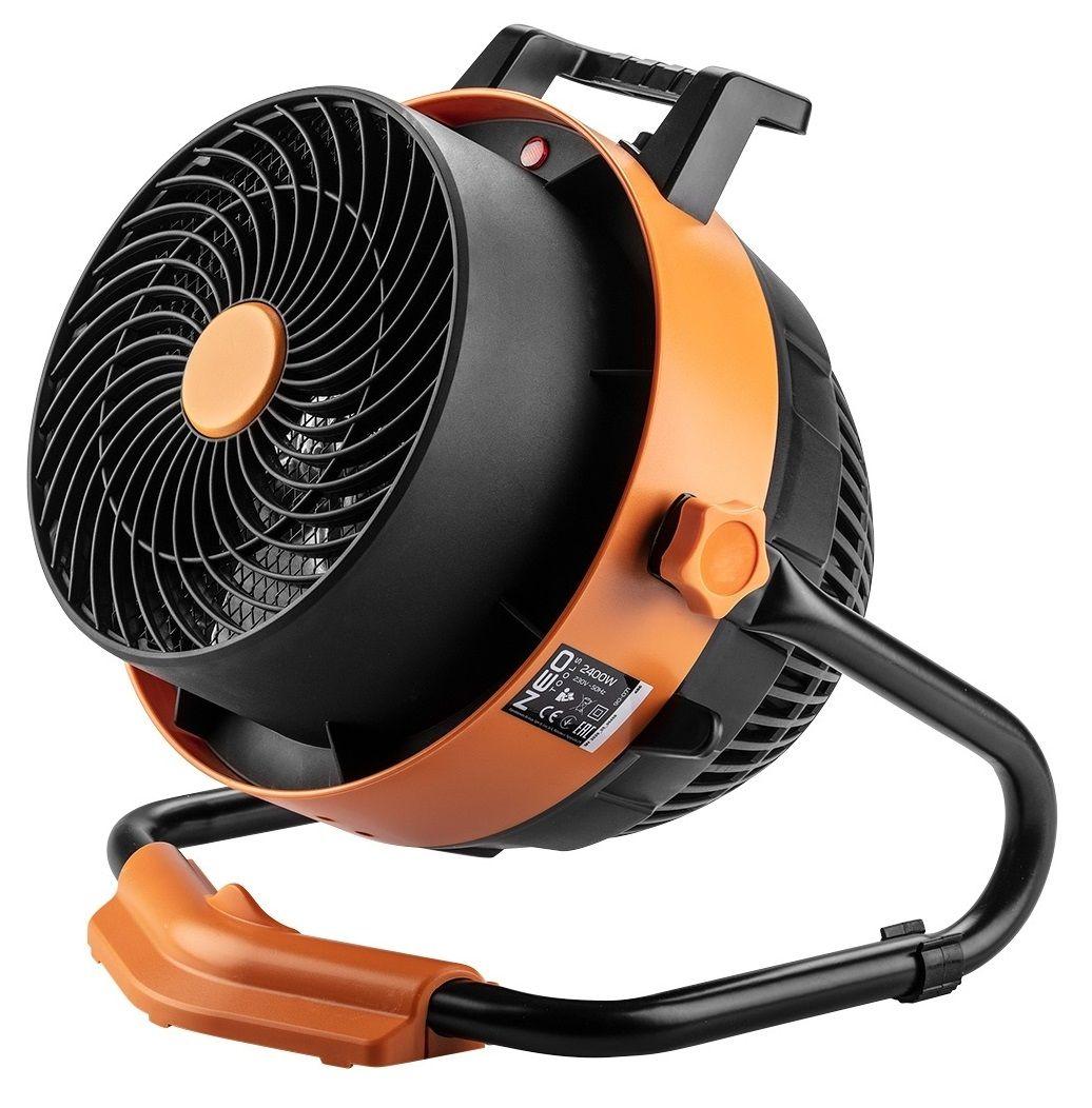 NEO TOOLS 90-071 2in1 electric space heater + Heat Fan 2400 W Black, Orange