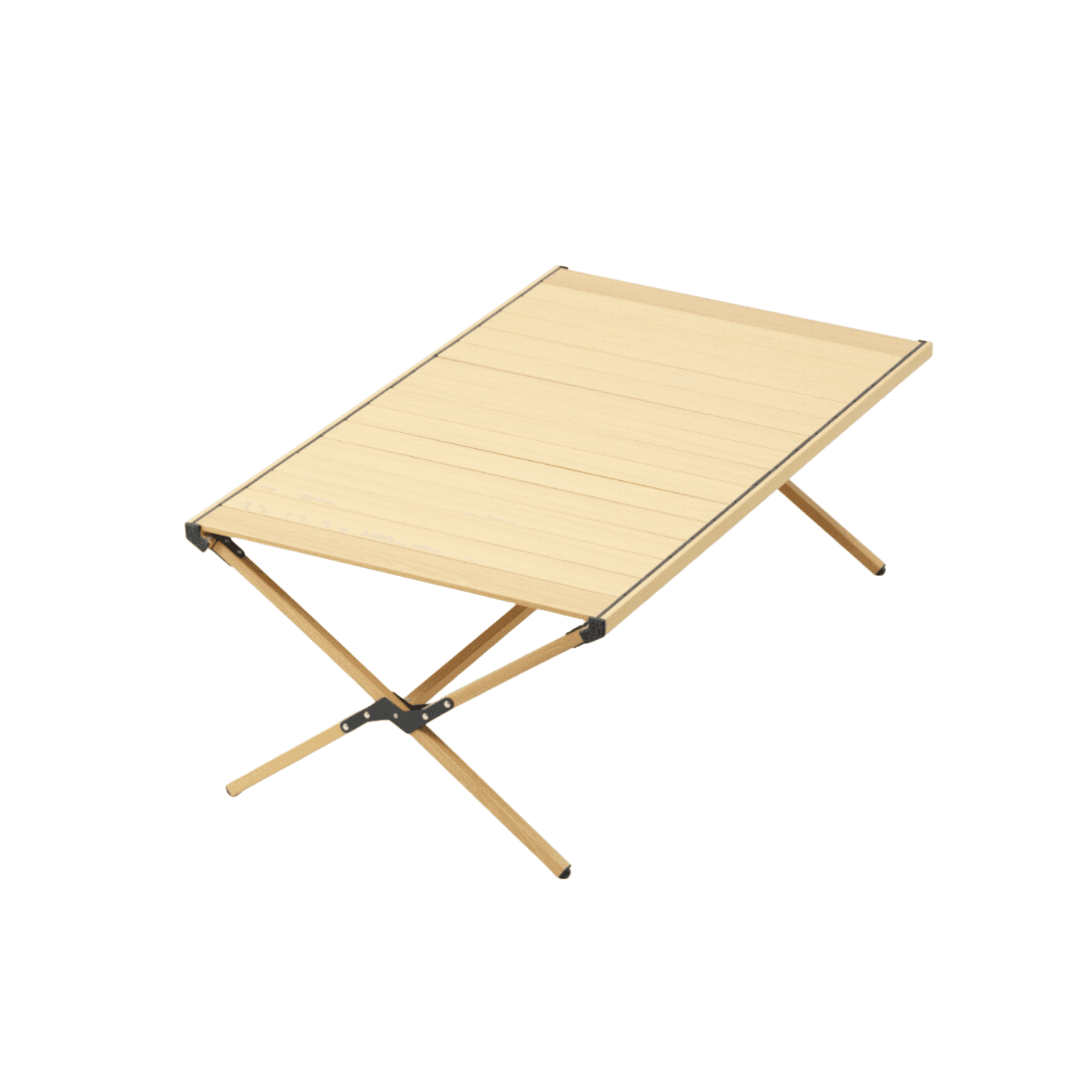 Folding camping table, size 90x60x42 cm