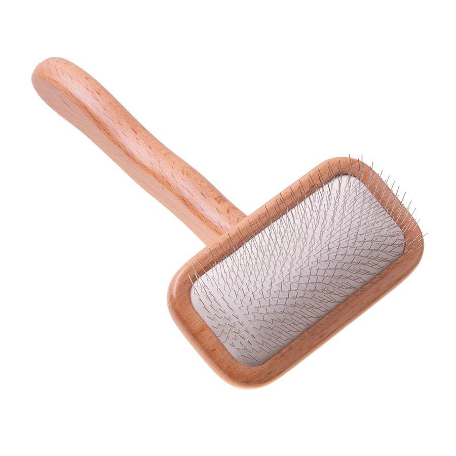 Dense beech comb for dog / cat hair, size S